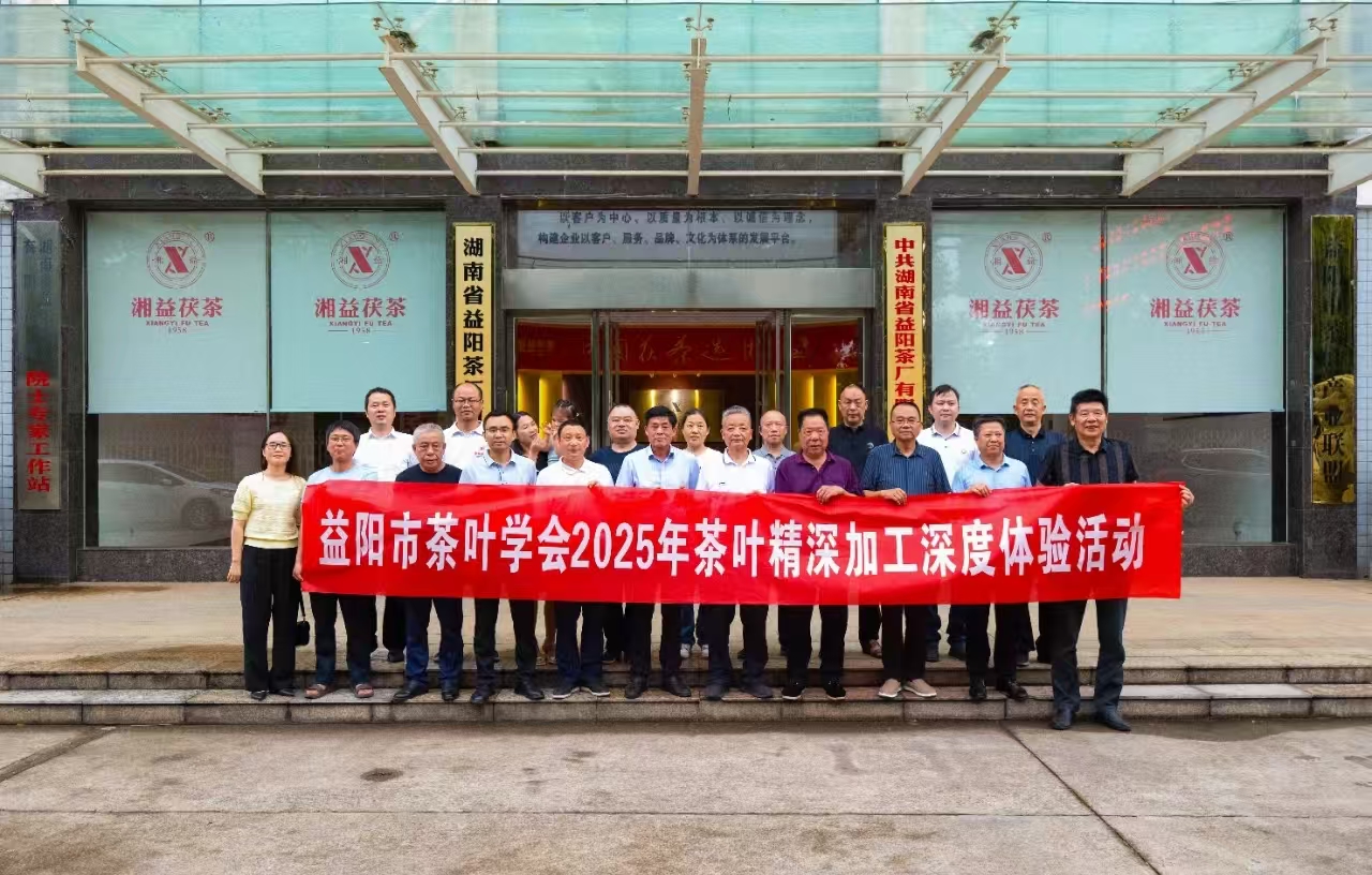 521國際茶日丨“非遺傳承?手筑茯香”茯磚制作體驗(yàn)活動在益陽茶廠有限公司舉辦